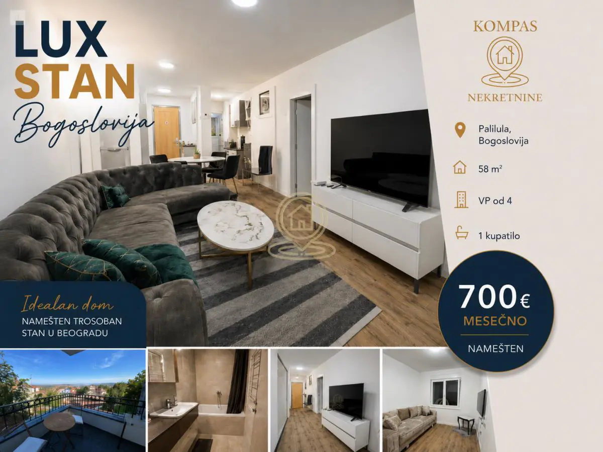 stanovi Beograd  novogradnja Trosoban 
