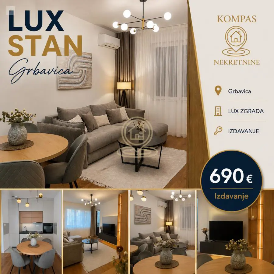  uknjizeni  novogradnja Dvosoban stanovi Grbavica - 690 evra 