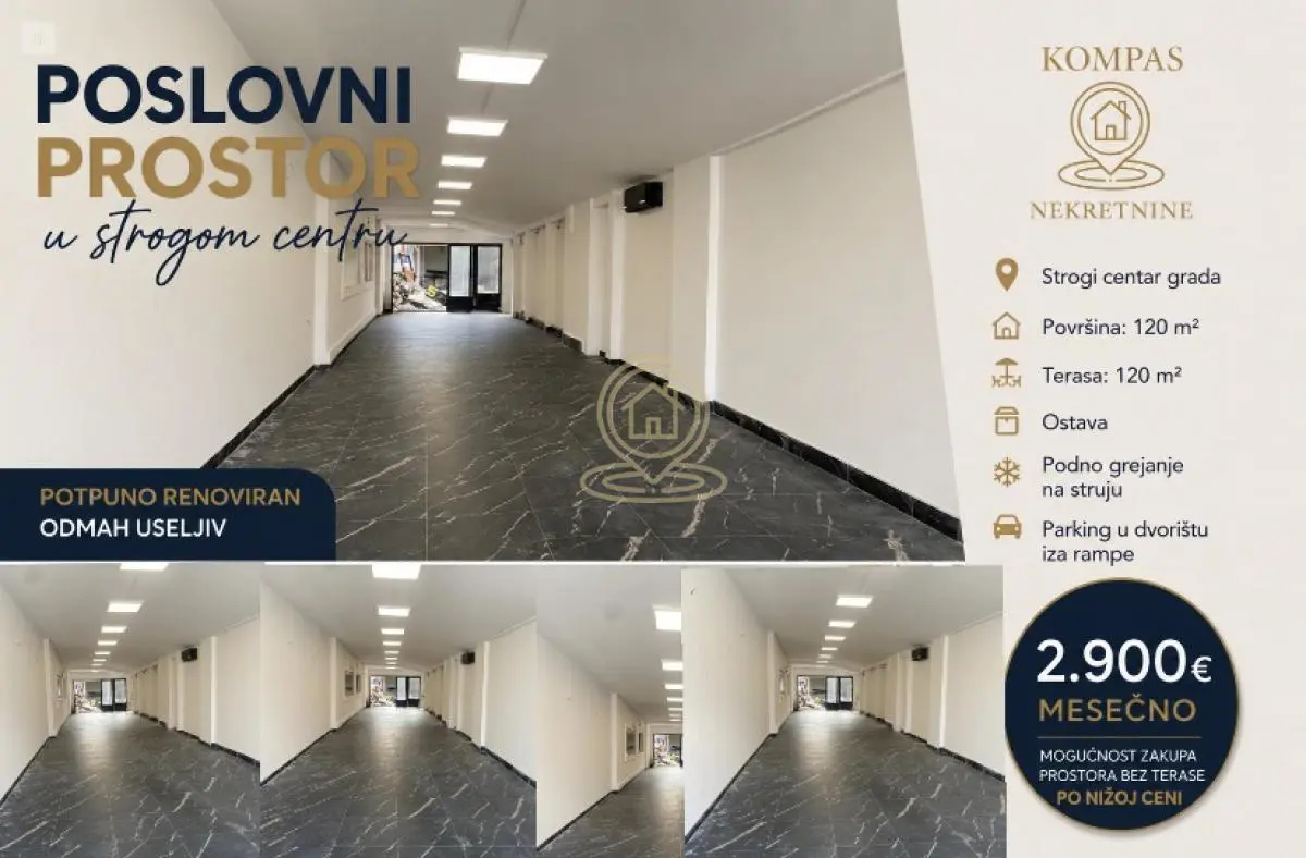 Niš Stari Grad poslovni prostor 2900 evra 