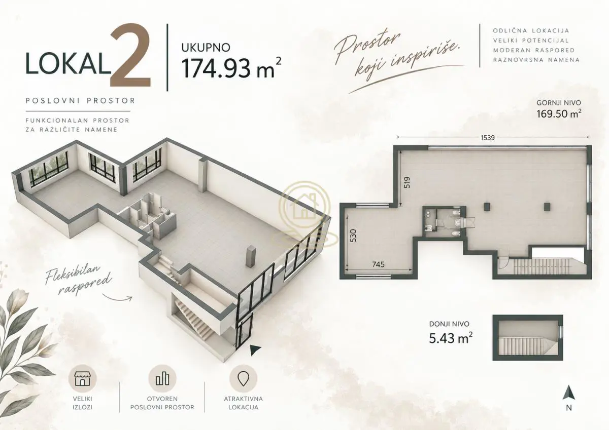 Novi Sad Slana Bara  novogradnja poslovni prostor 324320 evra 