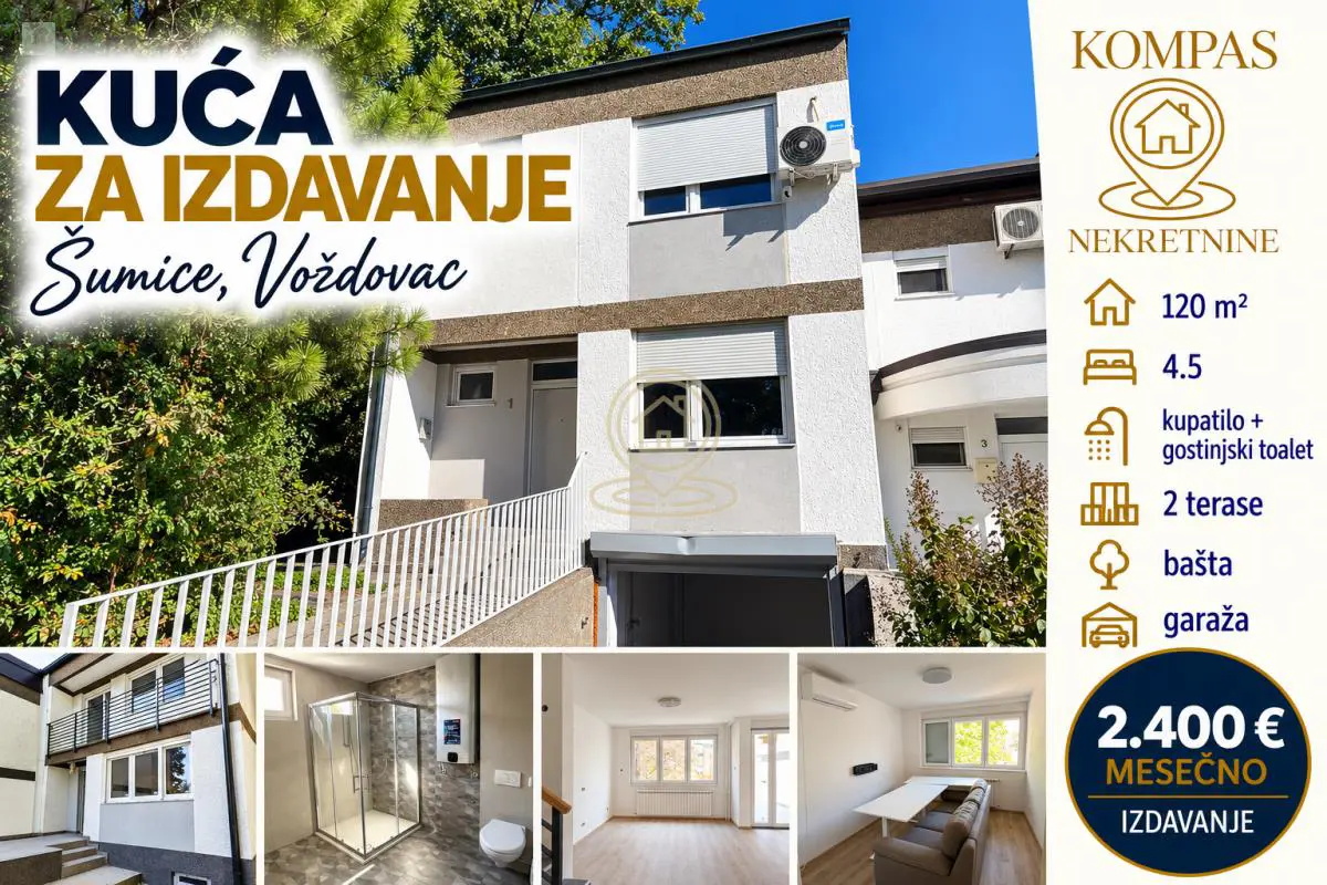 kuće Voždovac Šumice 2400 evra 