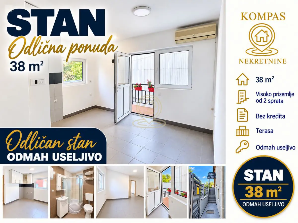 Jednosoban stanovi Zemun Altina 58500 evra 