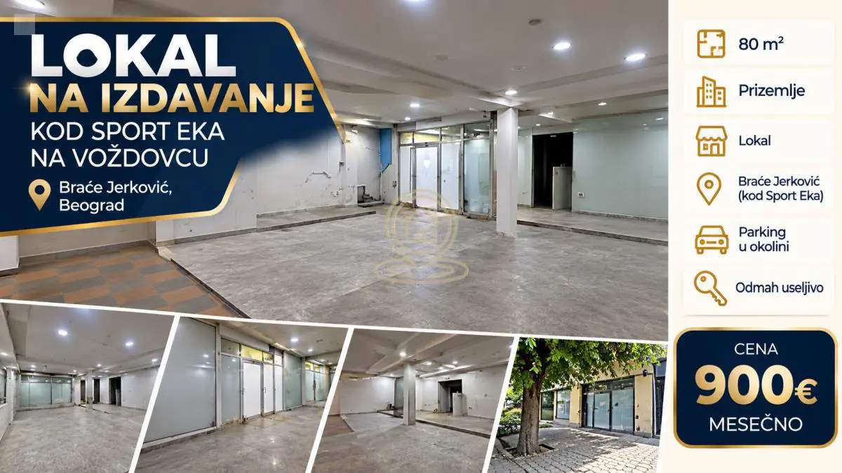 Beograd Voždovac  novogradnja poslovni prostor 900 evra 