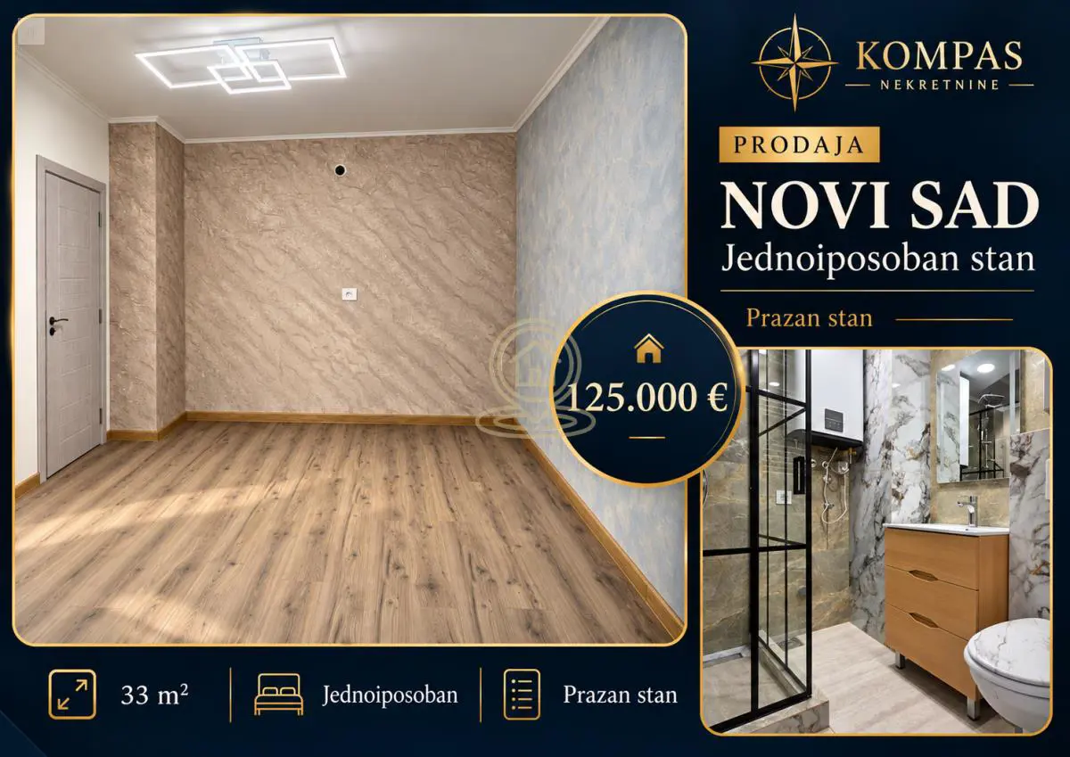 stanovi Novi Sad Jednoiposoban 