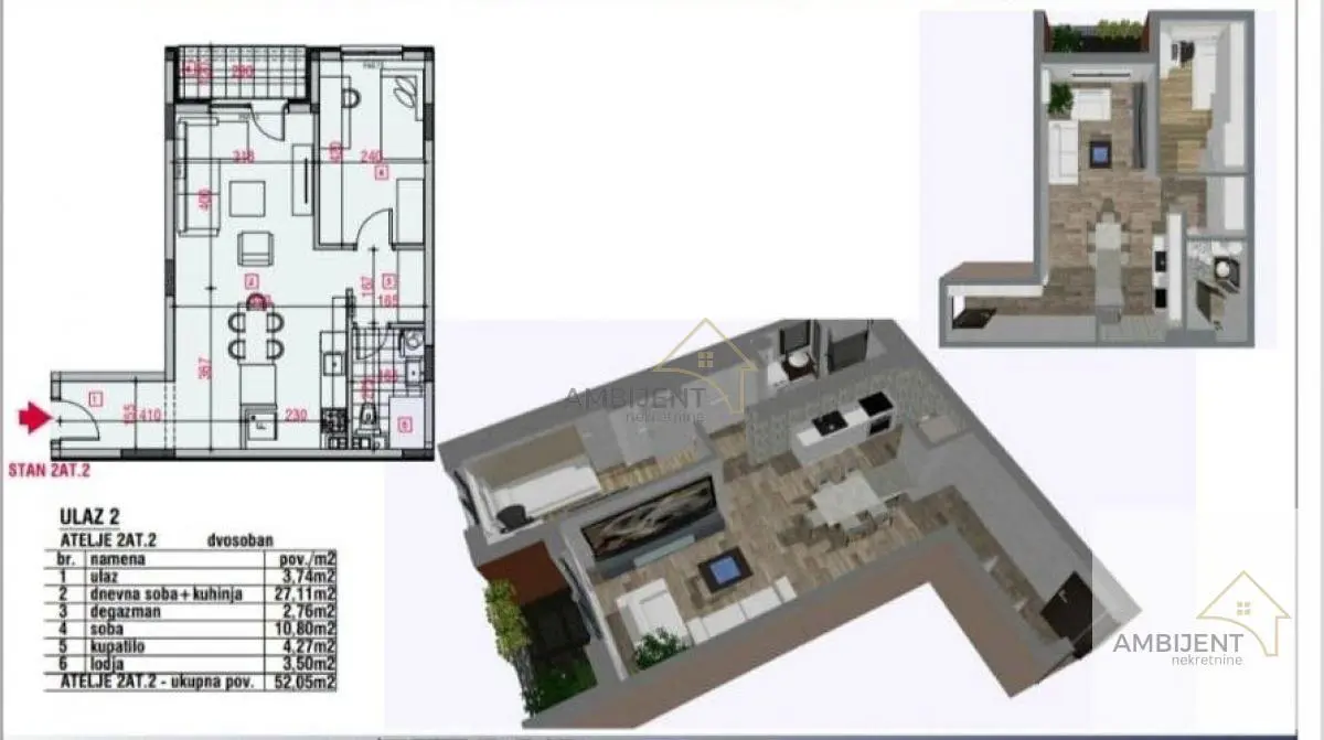  novogradnja poslovni prostor Zemun Batajnica 88400 evra 