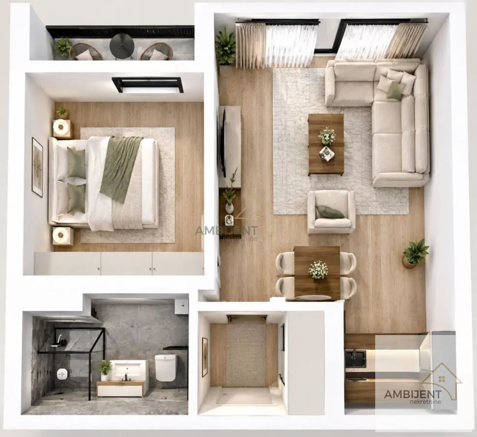 Dvosoban stanovi Centar - 86884 evra 