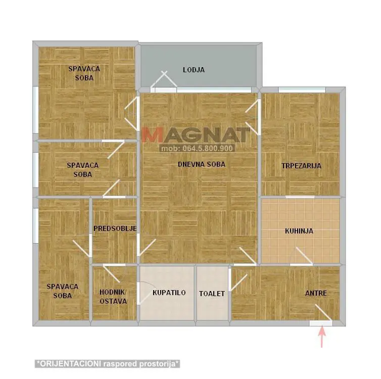 Beograd Zvezdara Troiposoban stanovi 750 evra 