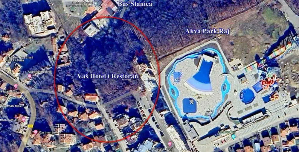 ugostiteljski objeka Vrnjačka Banja centar 1500000 evra 