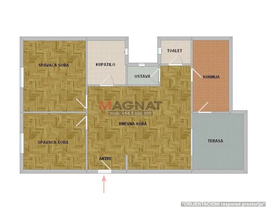 stanovi Beograd Avijatičarski trg Trosoban 