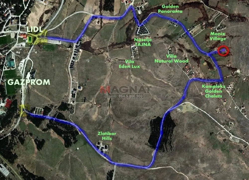 plac ZLATIBORSKI OKRUG Vlastimira Pavlovića 