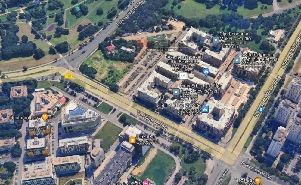 poslovni prostor Novi Beograd YUBC 1100000 evra 