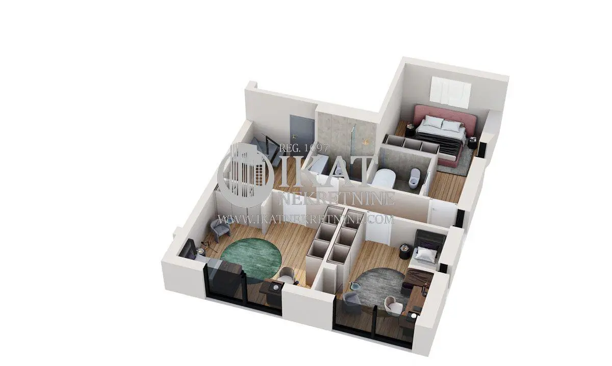 stanovi Beograd Internacionalnih brigada Četvoroiposoban