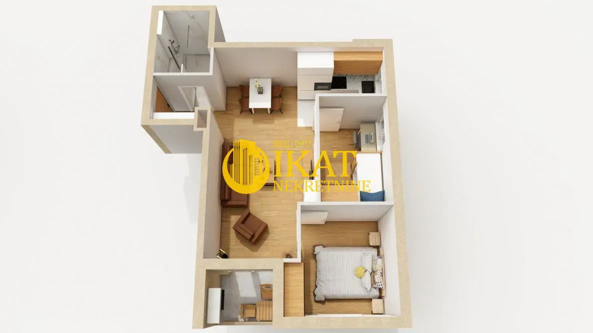 Beograd Zvezdara Dvoiposoban stanovi 114471 evra 