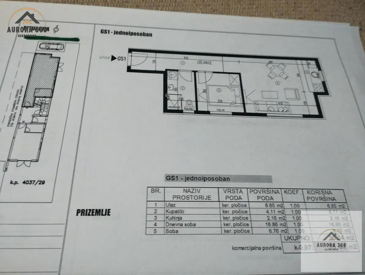  novogradnja Jednoiposoban stanovi Veternik - 58400 evra 