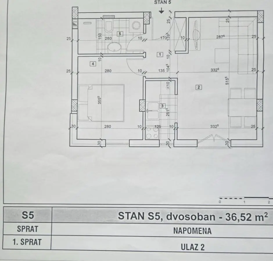 Novi Sad Petrovaradin  novogradnja Dvosoban stanovi 99100 evra 