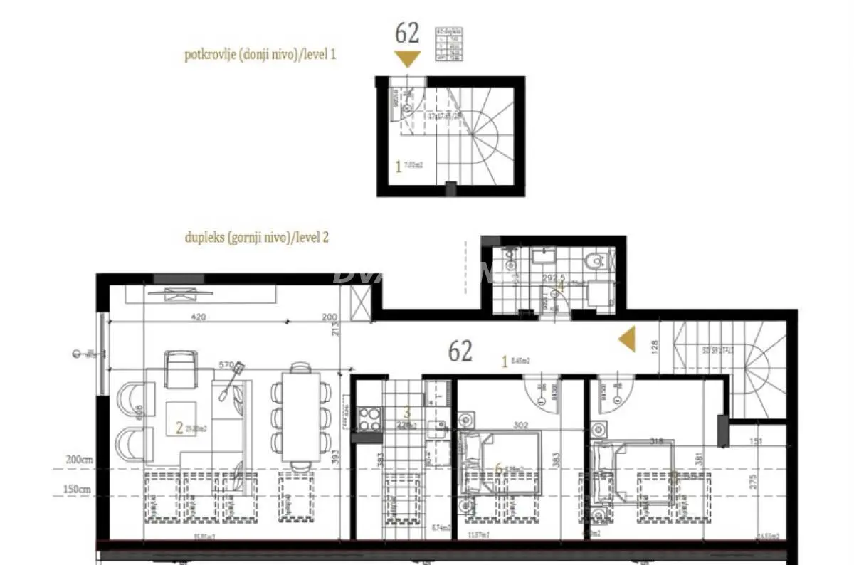 stanovi Novi Sad Petrovaradin  uknjizeni Trosoban 
