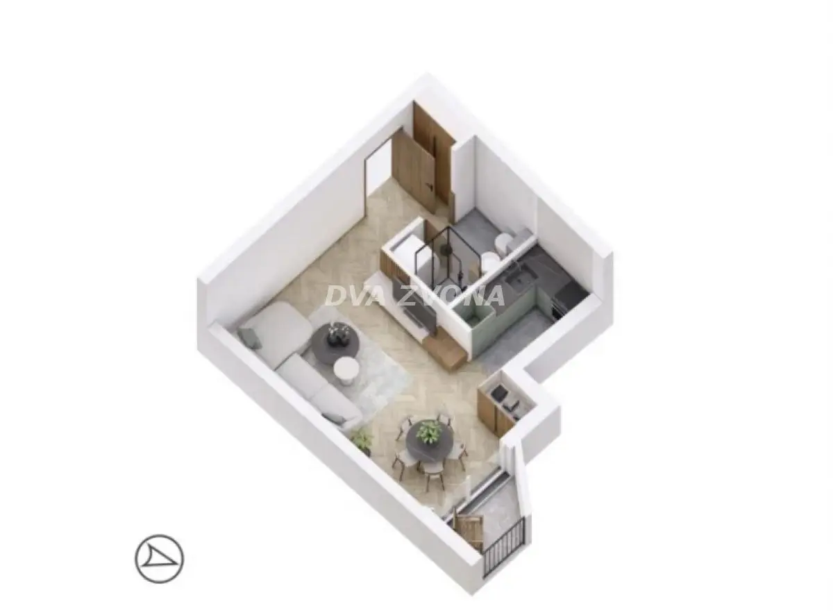  uknjizeni Garsonjera stanovi Petrovaradin - 73550 evra 