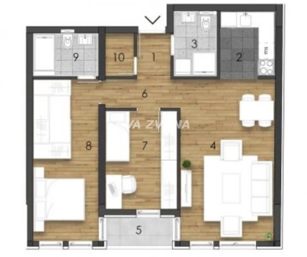 stanovi Novi Sad  uknjizeni Trosoban 