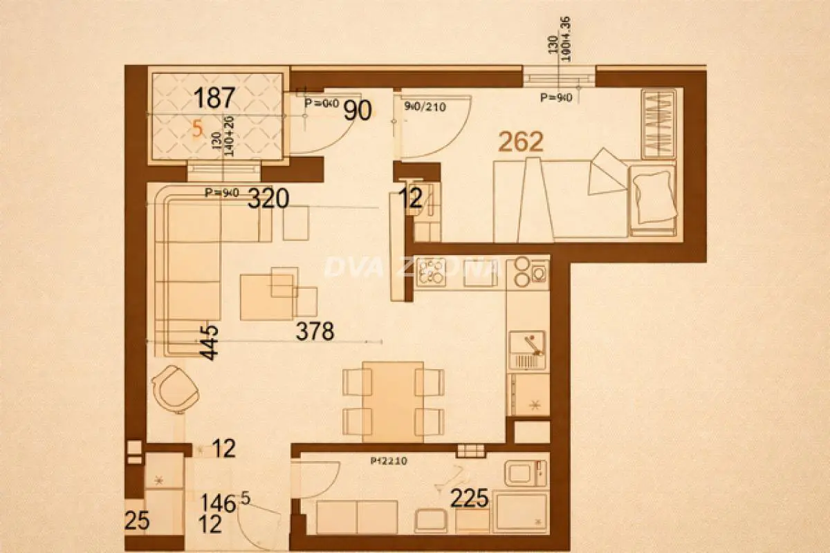 Novi Sad Telep  uknjizeni Dvosoban stanovi 89350 evra 