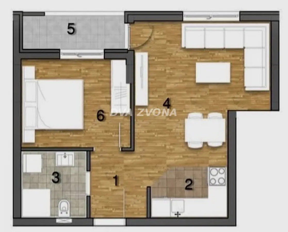 stanovi Novi Sad  uknjizeni Dvosoban 