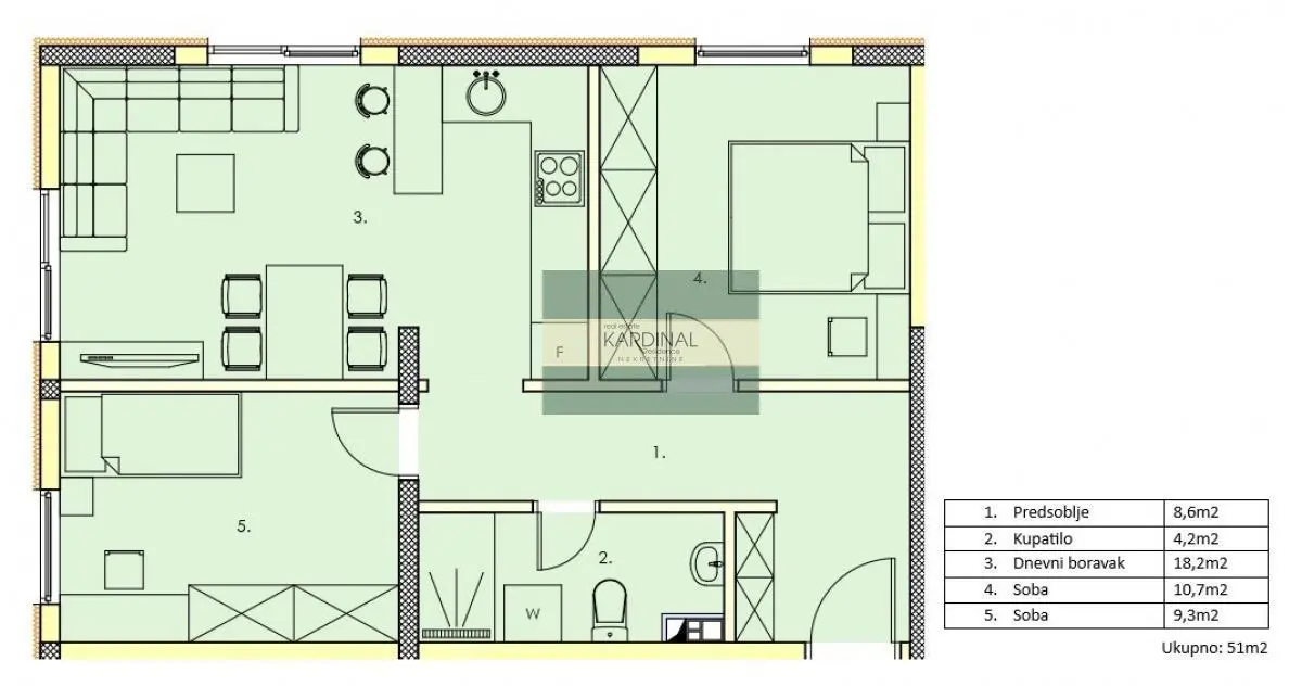 stanovi Jagodina  novogradnja Dvosoban 