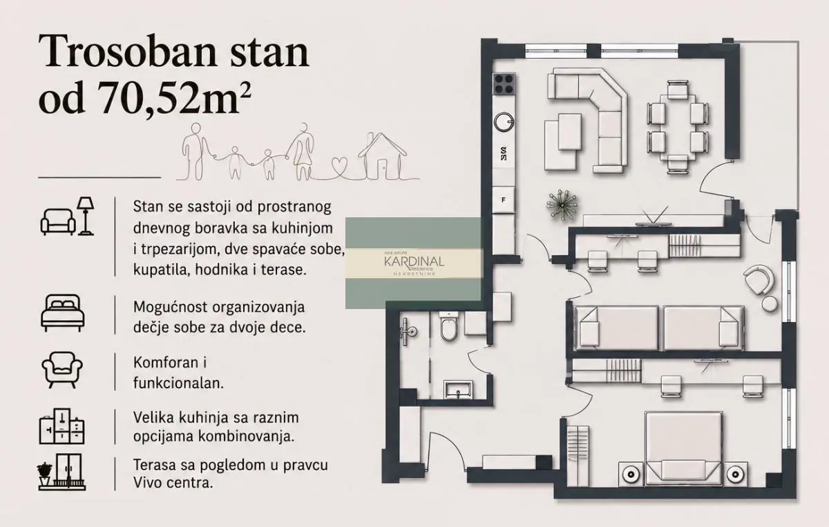 Jagodina Akva Park  novogradnja  uknjizeni Trosoban stanovi 129172 evra 
