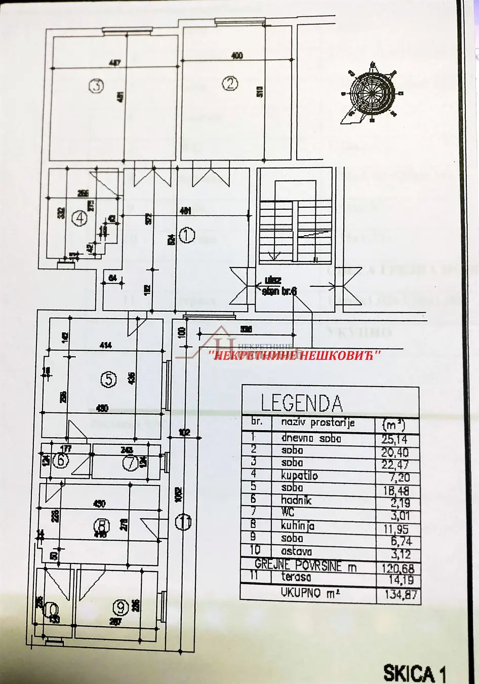 Beograd Vračar  uknjizeni Četvoroiposoban stanovi 428990 evra 