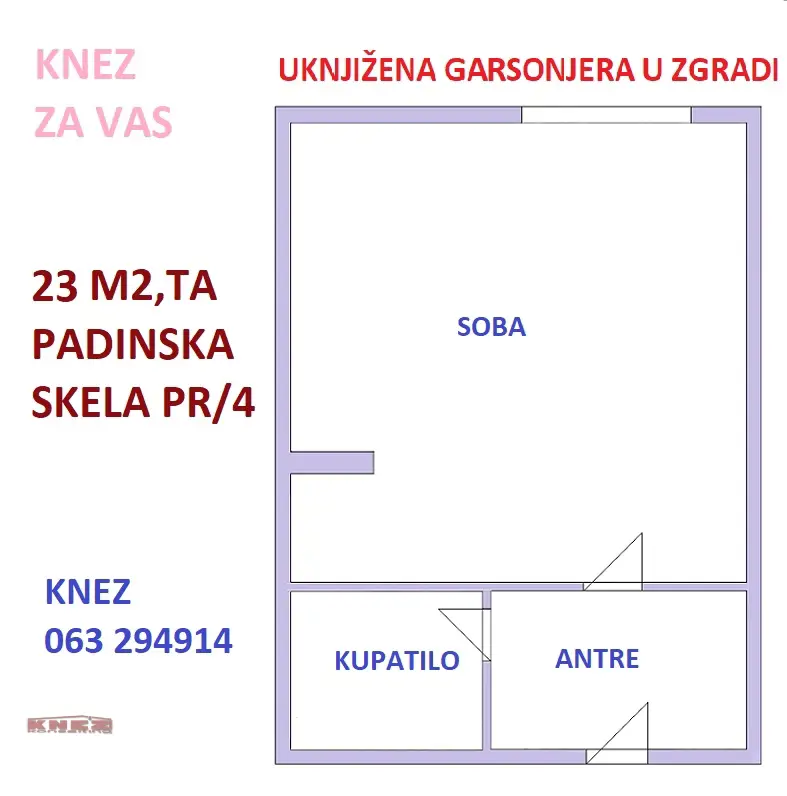  uknjizeni Garsonjera stanovi Palilula Palilula lokacija 32900 evra 