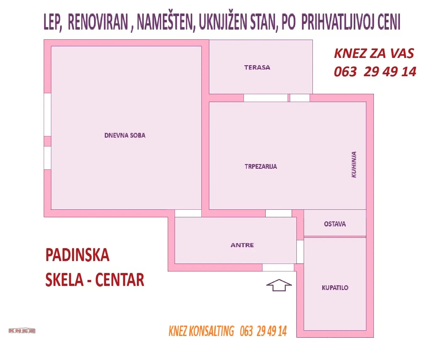  uknjizeni Jednosoban stanovi Palilula Palilula lokacija 64900 evra 