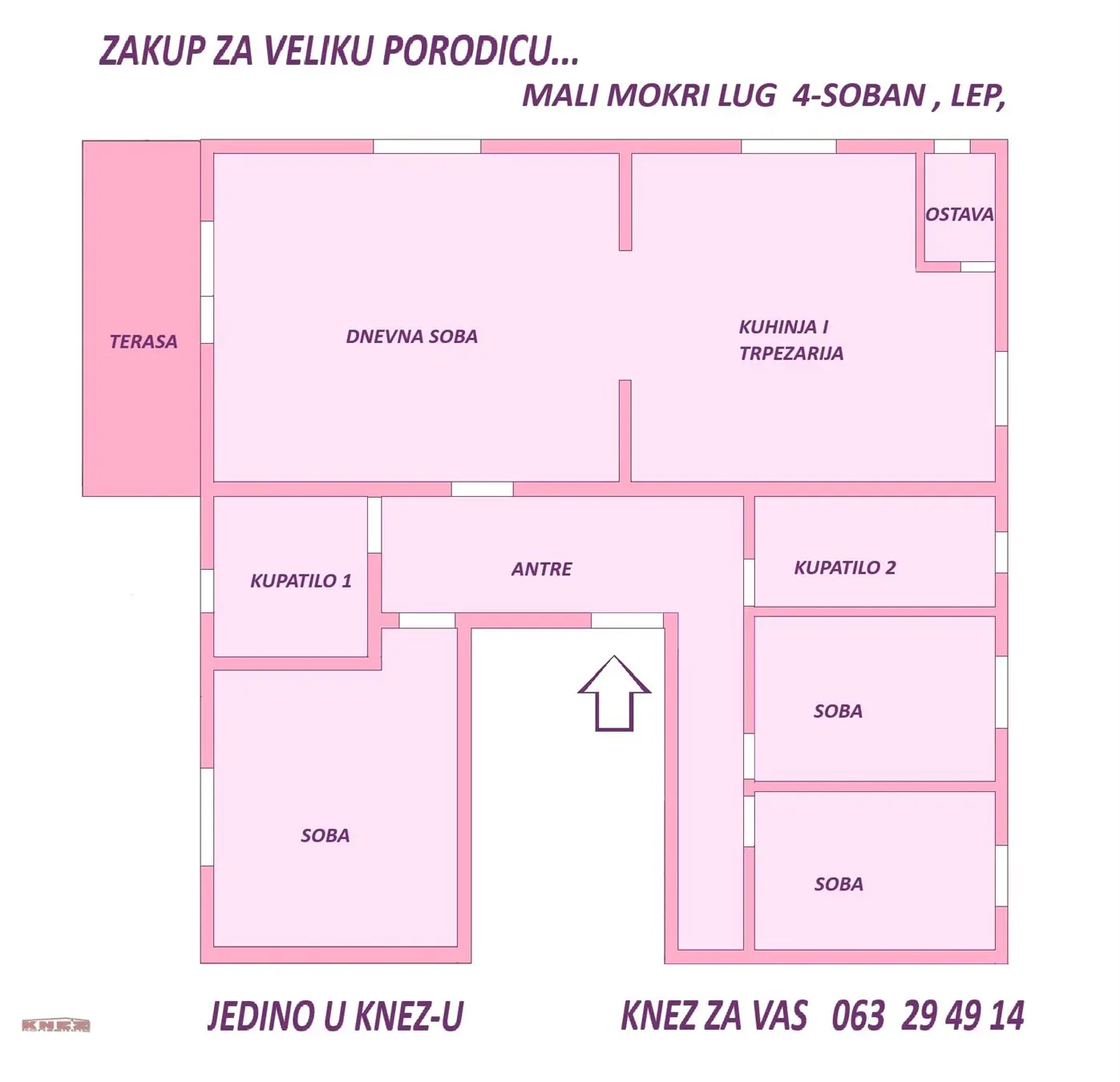  novogradnja Četvorosoban stanovi Zvezdara Mali mokri lug 400 evra 