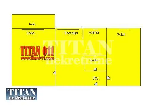 Dvoiposoban stanovi Voždovac Voždovac lokacija 188400 evra 