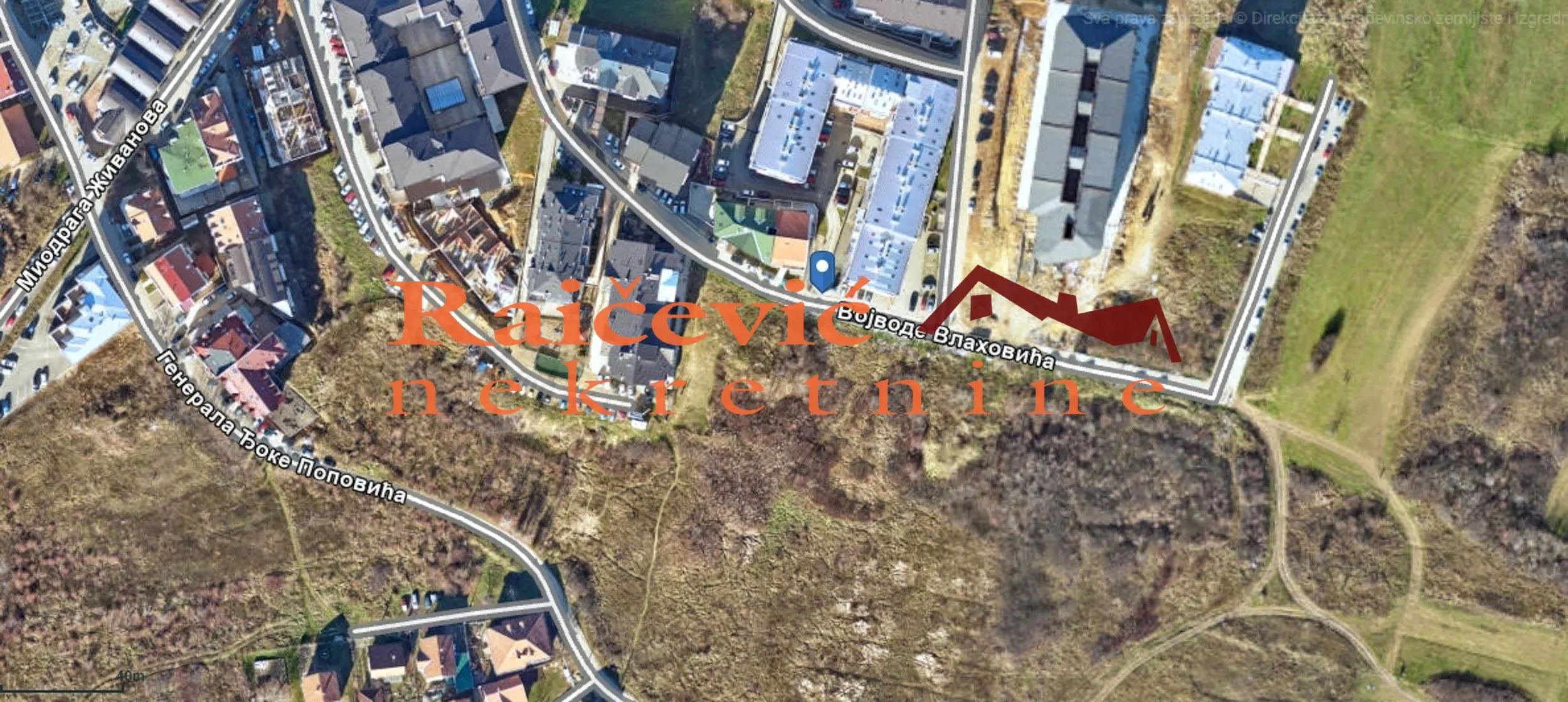  uknjizeni plac Zvezdara VOJVODE VLAHOVICA 130000 evra 