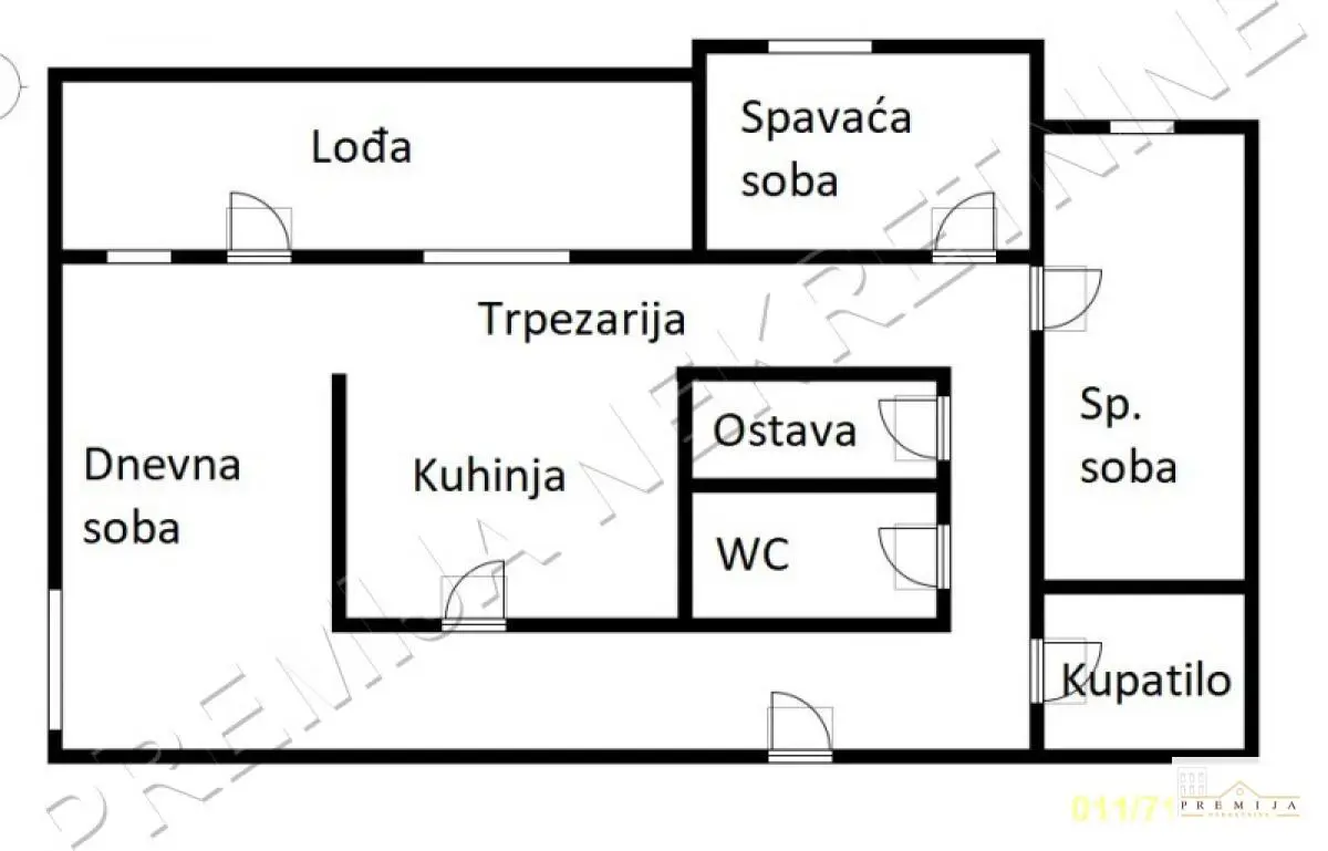  uknjizeni Trosoban stanovi Novi Beograd Sava centar (Blok 19 do 23) 259000 evra 