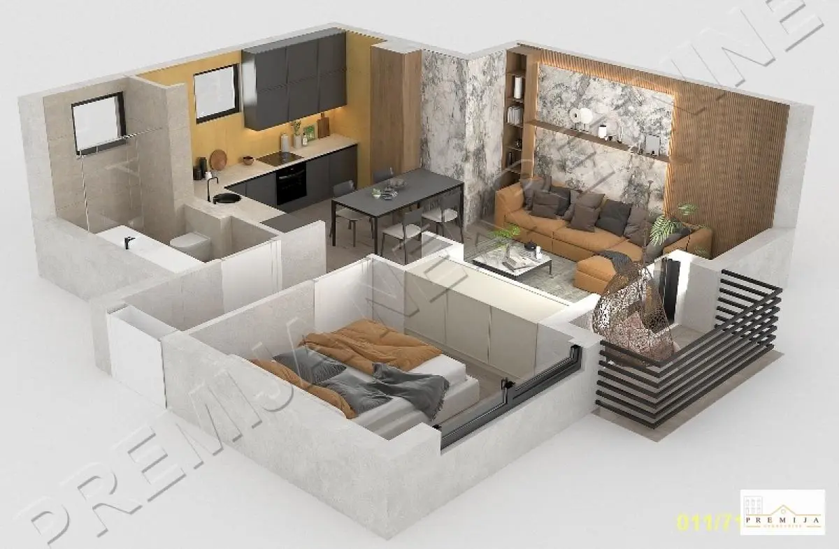 stanovi Beograd Slavujev Venac Jovana Ćirilova Dvosoban 