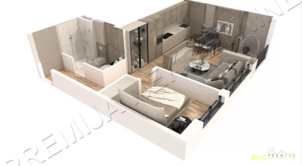  novogradnja Dvosoban stanovi Čukarica - 186760 evra 