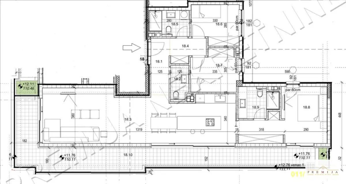 novogradnja Četvoroiposoban stanovi Čukarica Banovo brdo 500500 evra 