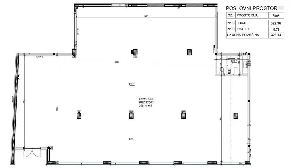 Beograd Novi Beograd poslovni prostor 1443200 evra 